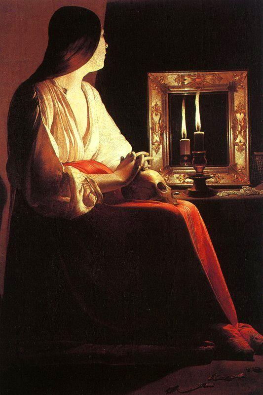 Georges de La Tour The Penitent Magdalen oil painting image